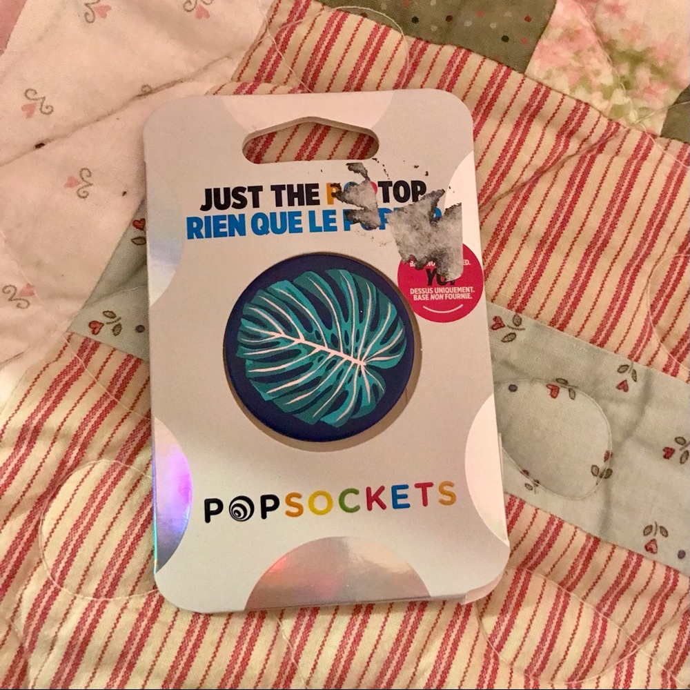 ⭐️3/$15⭐️ PopSocket Vintage Palm Leaf Poptop